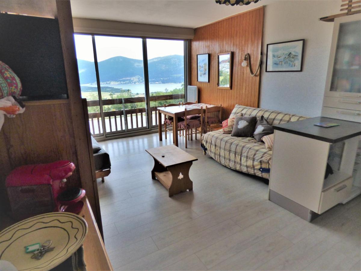 "Les Lupins 10" Residence "Les Lupins" Studio Cabine Pkg-100M Telecabine-Vue Lac, Montagne, Village Les Angles  Buitenkant foto